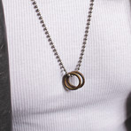 Two Rings Necklace