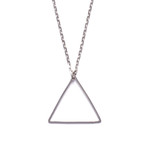 Silver Triangle Necklace