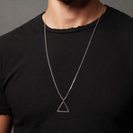 Silver Triangle Necklace