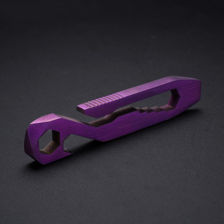 Griffin Pocket Tool // Titanium // Purple