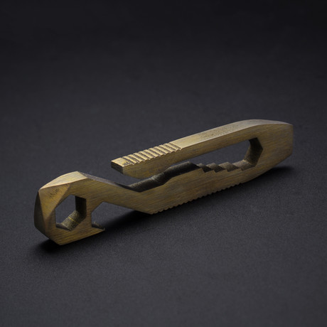 Griffin Pocket Tool // Titanium // Gold
