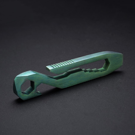 Griffin Pocket Tool // Titanium // Green