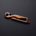 Griffin Pocket Tool // Titanium // Bronze