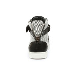 Saynt Hi-Top Sneaker // White + Black (US: 9)