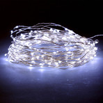 200 Silver Wire with Cool White LED