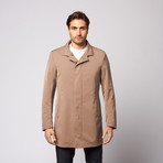 Gardner 34" Getaway Car Coat // Dark Taupe (L)