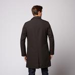 Bogart 38" Single Breasted Trench // Black (US: 36R)