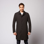 Bogart 38" Single Breasted Trench // Black (US: 36R)