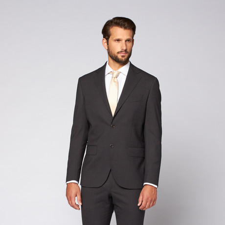Versace 19.69 // Capri Two-Piece Suit // Soft Black (Euro: 48)