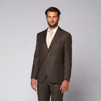 Versace 19.69 // Napoli Two-Piece Suit // Chocolate (Euro: 56)