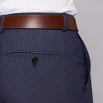 Versace 19.69 // Capri Two-Piece Suit // Blue Pinstripe (Euro: 46)