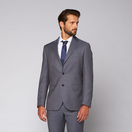 Versace 19.69 // Napoli Two-Piece Suit // Slate Blue (Euro: 46)