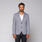 Versace 19.69 // Positano Linen Blend Blazer // Blue Chambray  (Euro: 56)