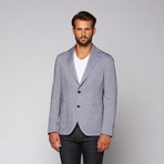 Versace 19.69 // Positano Linen Blend Blazer // Blue Chambray  (Euro: 56)