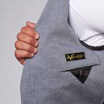 Versace 19.69 // Positano Linen Blend Blazer // Blue Chambray  (Euro: 56)