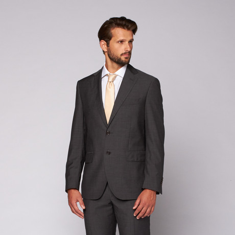 Versace 19.69 // Sorrento Two-Piece Suit // Charcoal (Euro: 48)