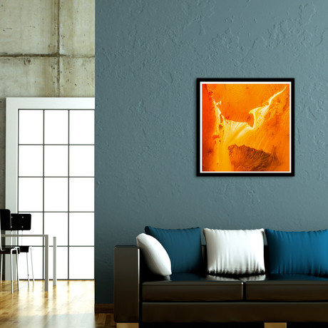Color in Fusion - Detail // Framed Print (16"L x 16"H)