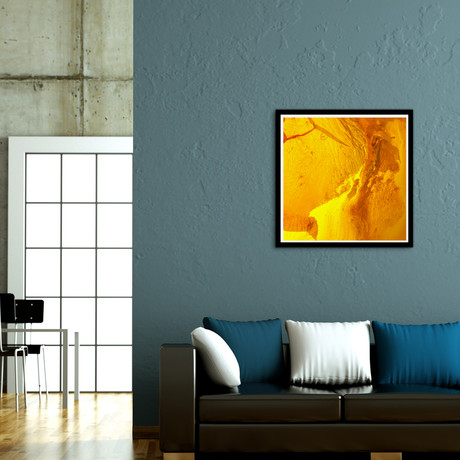 Color in Fusion 2 - Detail 1 // Framed Print (16"L x 16"H)