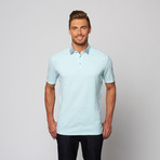 Oxford Polo Shirt // Seafoam + White (XS)