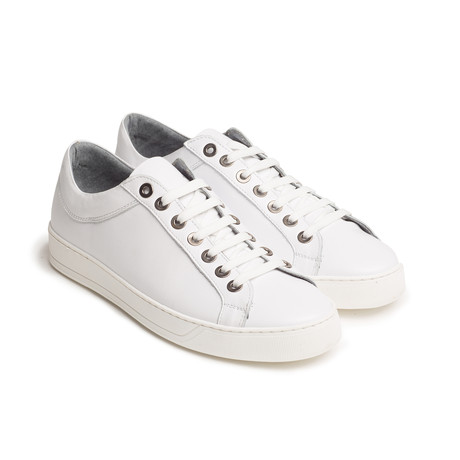 Sneaker Vitello Bianco // White (Euro: 40)