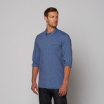The Kooples // Indigo Chambray Shirt // Blue (M)