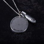 Peace Is The Bomb Necklace