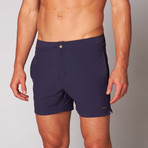 Naples 5" Swim Short // Indigo + Sky (M)