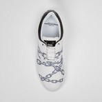 Lite Print Chain Shoe // White (Euro: 40)