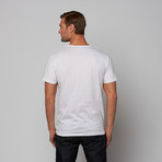 Japanese Waves Pocket Tee // White (L)