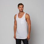 Anchor Pocket Tank Top // White (M)