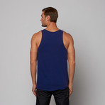 Virgin Islands Yacht Club Pocket Tank Top // Dark Blue (S)