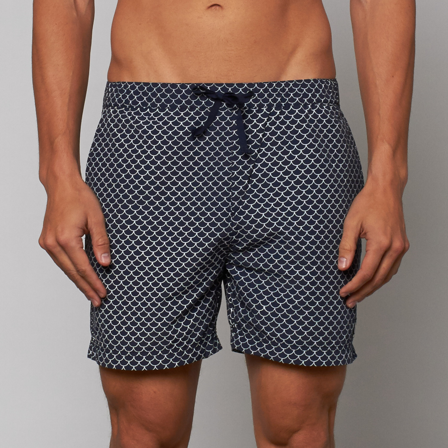 Japanese Wave Swim Shorts // Navy (M) - Tee Ink - Touch of Modern