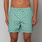 Scuba Swim Shorts // Aqua (XL)