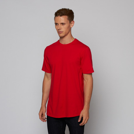 Zeal Co. // Garment Dyed Long Tee // Red (S)