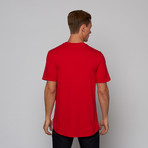 Zeal Co. // Garment Dyed Long Tee // Red (M)