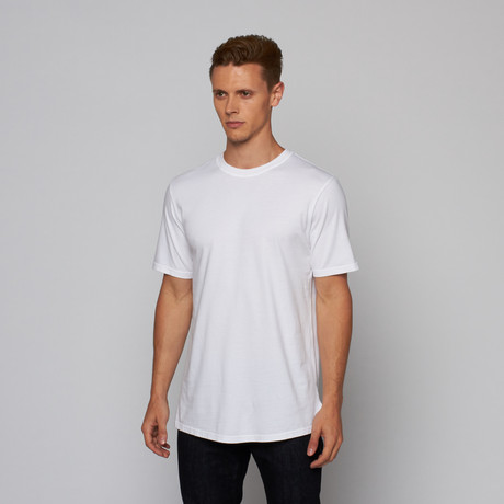 Zeal Co. // Garment Dyed Long Tee // White (S)