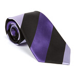 Silk Tie // Purple + Black