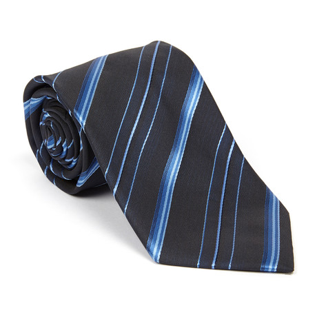 Classic Tie // Steel Blue Stripe