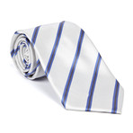 Classic Tie // Blue + Grey Stripe