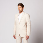 Renoir Seersucker Slim Suit // Tan (US: 34R)