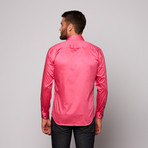 THOMAS Button Up Shirt // Saturated Pink (L)