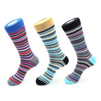 Mini Stripe Sock Pack // Set of 3