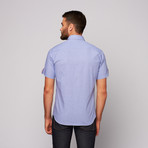 HARI Short Sleeve Button-Up // Blue (3XL)