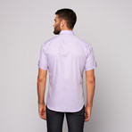 HARI Short Sleeve Button-Up // Lavender (M)