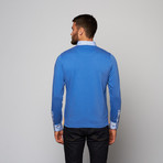 Long Sleeve Polo // Bleu (XL)