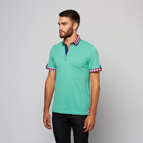 Short Sleeve Polo // Apple Green (S)