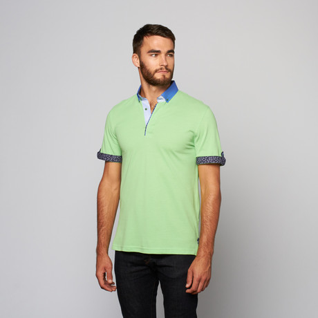 Short Sleeve Polo // Lime Green (S)