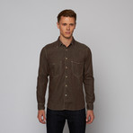Curated USA // Booth Button Down // Brown (L)