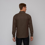 Curated USA // Booth Button Down // Brown (L)