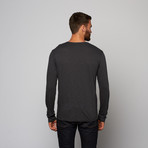 Bamboo Slub Henley // Dark Grey (S)